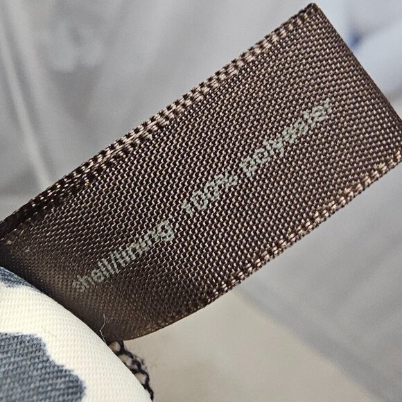 The Limited Black Cream Abstract Strapless Mini Dress Ruched Fit & Flare 2 - Picture 12 of 13